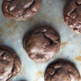 Dark Chocolate & Caramel Cookies